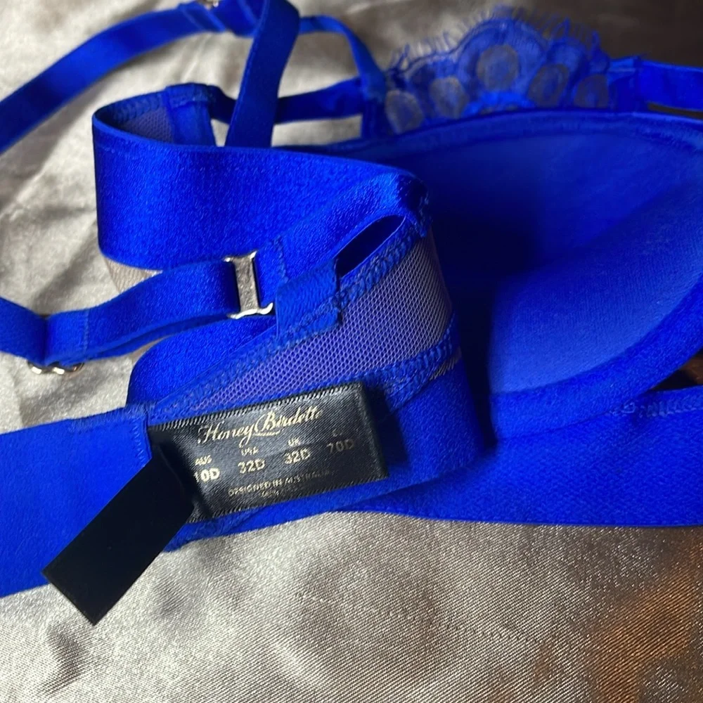Honey Birdette Electric Blue Morgan 3 PC Set - Picture 14 of 16